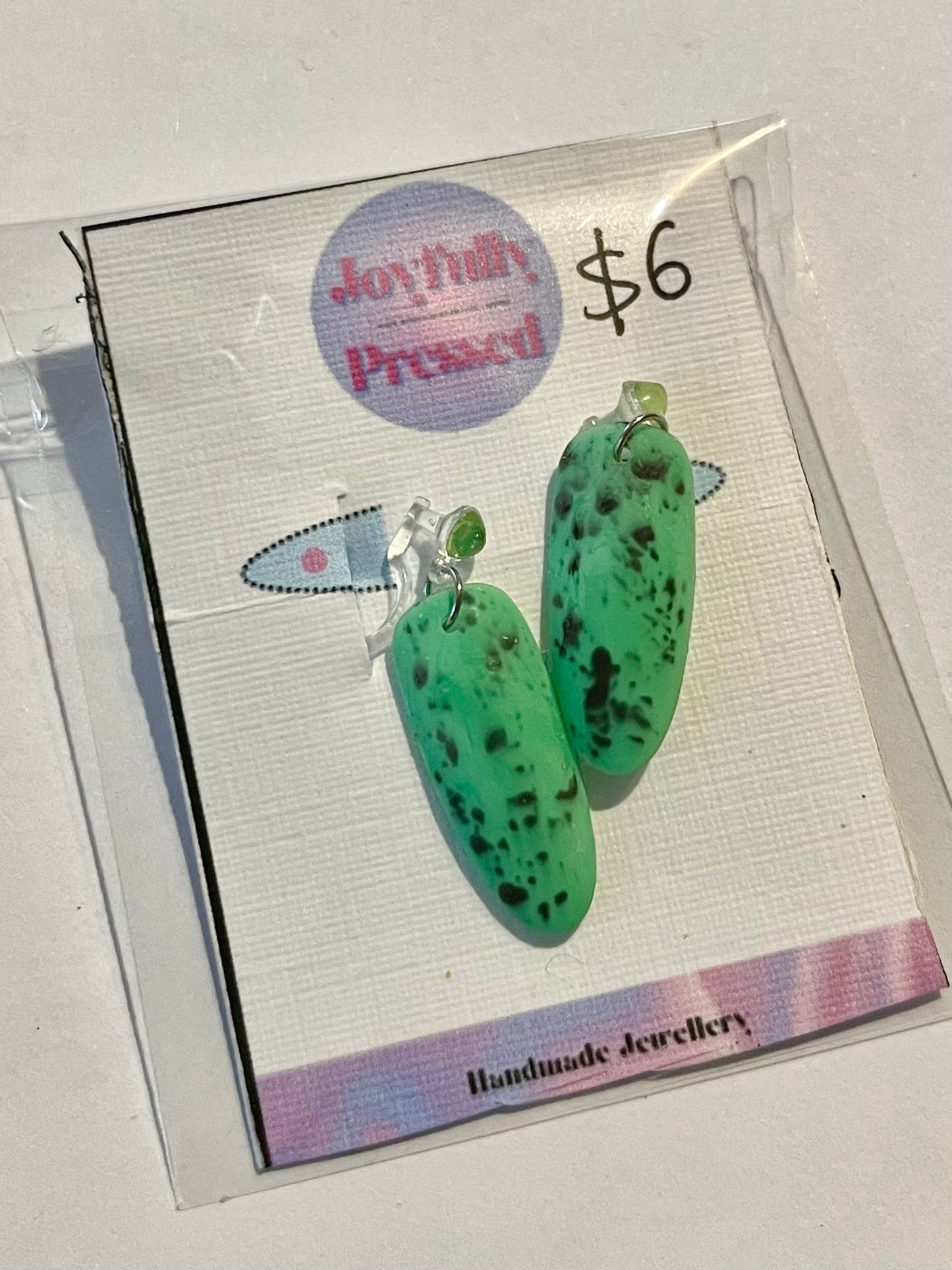 Green/Splotch, Clip-on