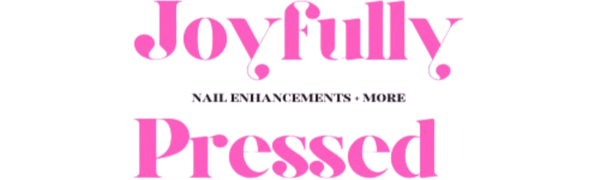 Logo with 'Joyfully Pressed' text on a white background